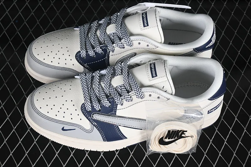 All categories Air Jordan Jordan series basketball shoes Air Jordan 1 Low High-end customized low-top sneakers Travis Scott x Fragment Design x Air Jordan 1 Low OG SP AJ1 Joe 1 Supreme joint gray star low-top cultural casual sneakers XS7089-549